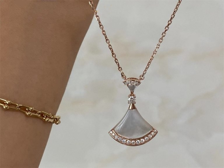 [Eterna Jewels]HALSKETTE DREAM MOP ROTGOLD DIAMANT