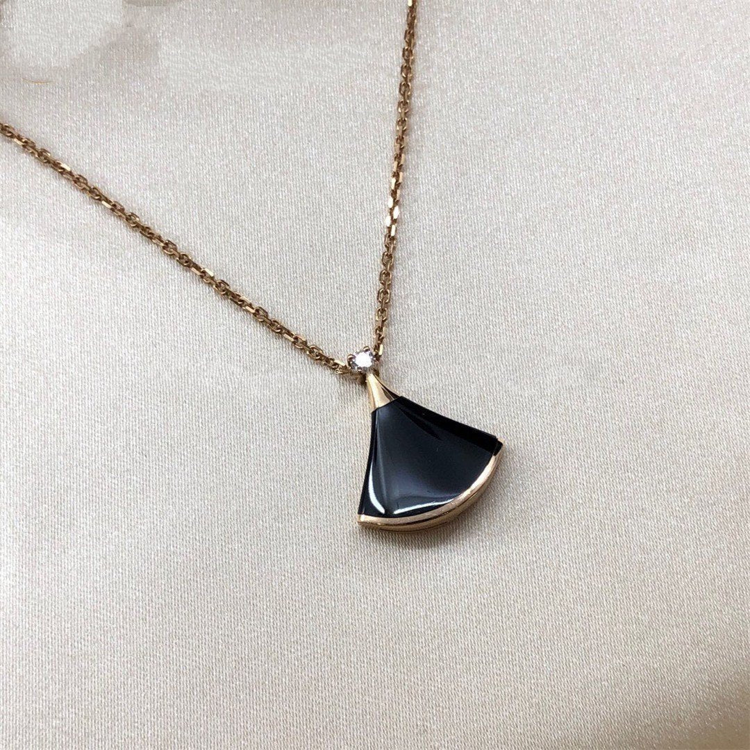 TRAUMHALSKETTE ONYX 1 DIAMANT