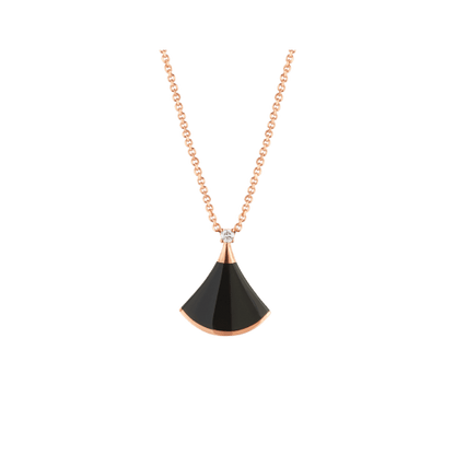 TRAUMHALSKETTE ONYX 1 DIAMANT