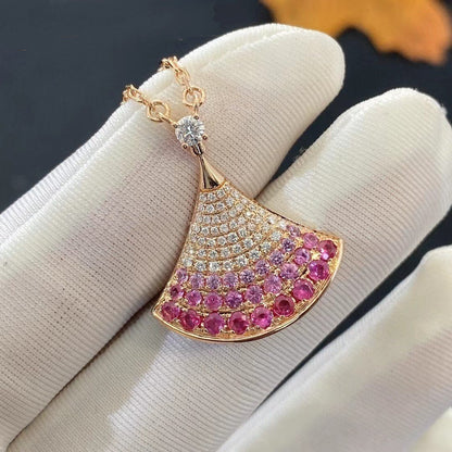 [Eterna Jewels]TRAUMKETTE ROSÉGOLD ROSA DIAMANT