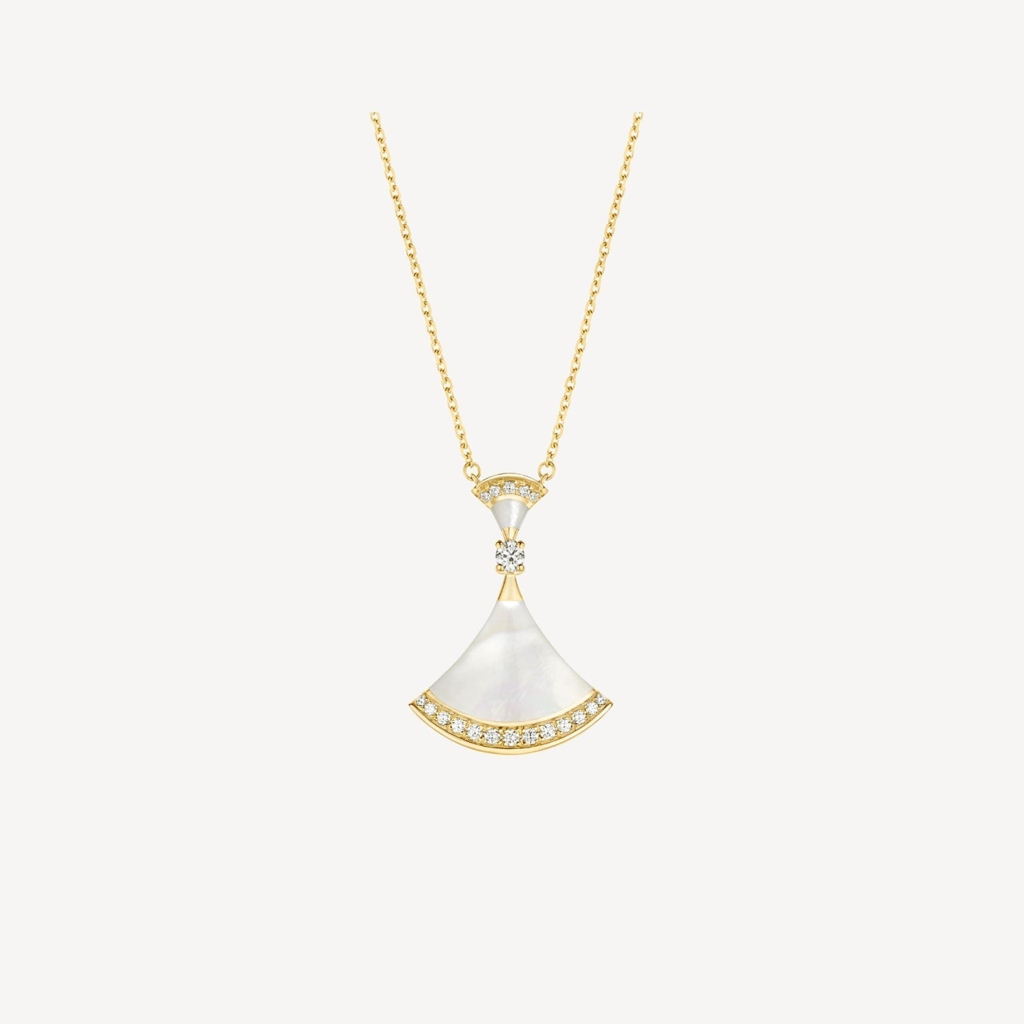 [Eterna Jewels]TRAUMKETTE PERLMUTT GOLD DIAMANT