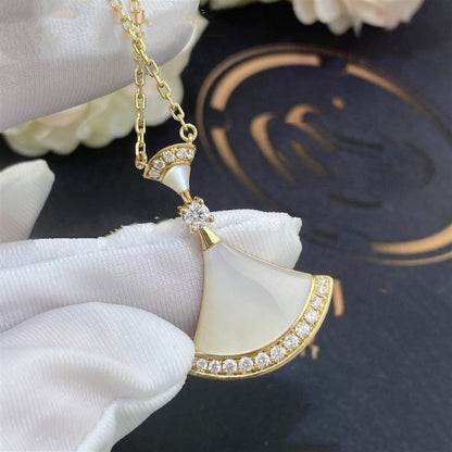 [Eterna Jewels]TRAUMKETTE PERLMUTT GOLD DIAMANT
