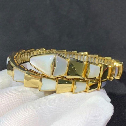 [Eterna Jewels]SCHLANGENARMBAND PERLMUTT GOLD