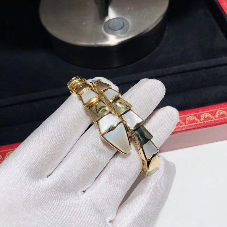 [Eterna Jewels]SCHLANGENARMBAND PERLMUTT GOLD