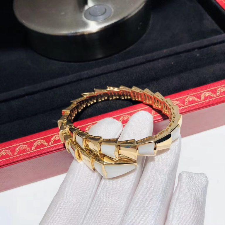 [Eterna Jewels]SCHLANGENARMBAND PERLMUTT GOLD