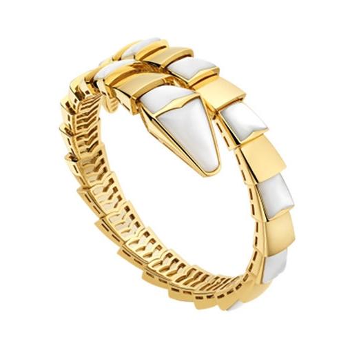 [Eterna Jewels]SCHLANGENARMBAND PERLMUTT GOLD