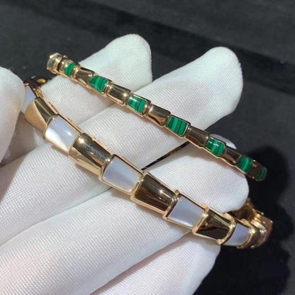 [Eterna Jewels]SERPENTI ARMREIF ROSÉGOLD PERLMUTT