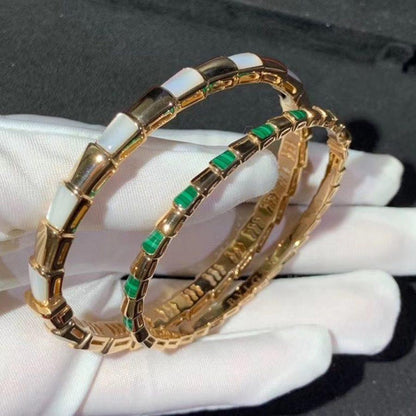 [Eterna Jewels]SERPENTI ARMREIF ROSÉGOLD PERLMUTT