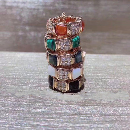 [Eterna Jewels]SCHLANGEN-ANHÄNGER DIAMANTENHALSKETTE