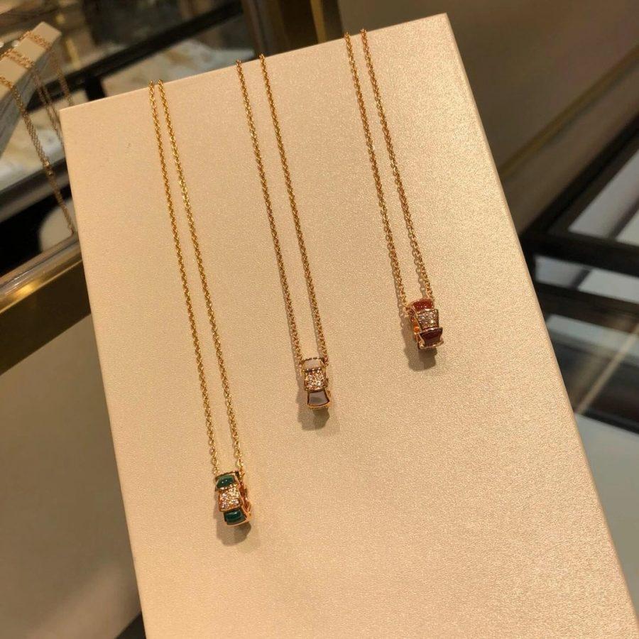 [Eterna Jewels]SCHLANGEN-ANHÄNGER DIAMANTENHALSKETTE