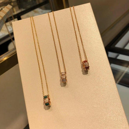[Eterna Jewels]SCHLANGEN-ANHÄNGER DIAMANTENHALSKETTE