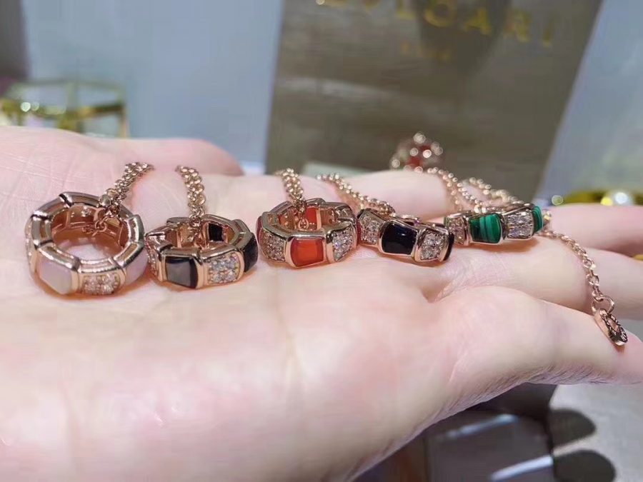 [Eterna Jewels]SCHLANGEN-ANHÄNGER DIAMANTENHALSKETTE