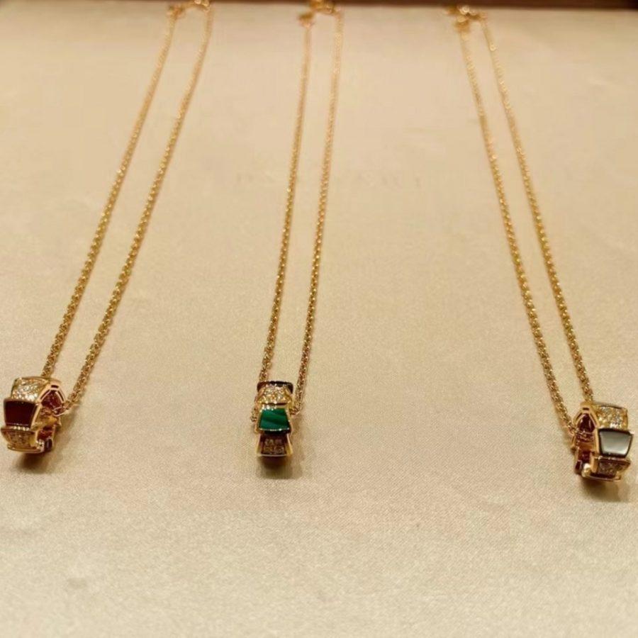 [Eterna Jewels]SCHLANGEN-ANHÄNGER DIAMANTENHALSKETTE