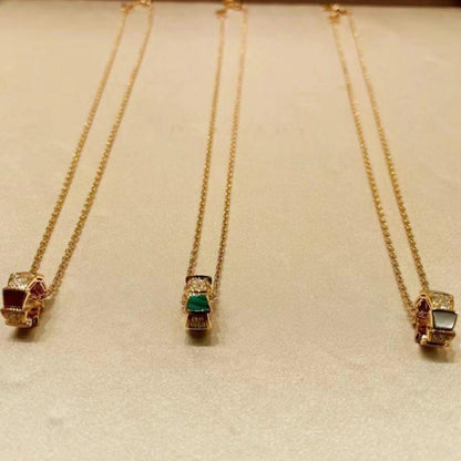 [Eterna Jewels]SCHLANGEN-ANHÄNGER DIAMANTENHALSKETTE