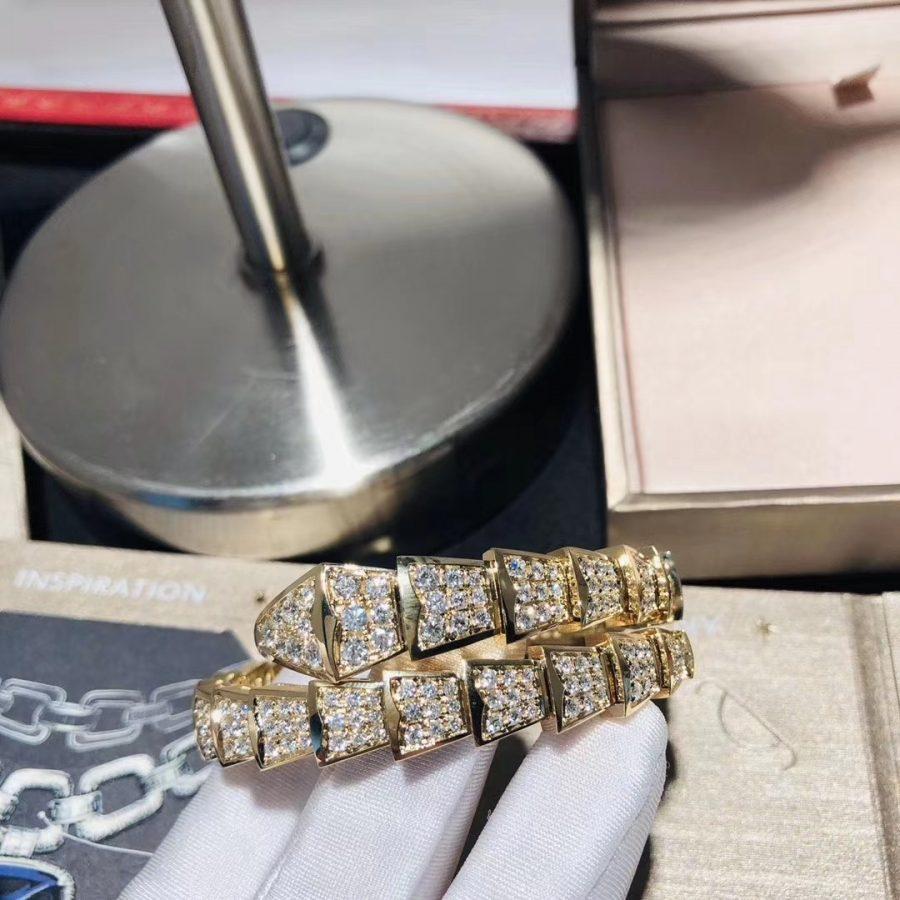 [Eterna Jewels]SERPENTI BRACELET 8MM GOLD DIAMANT