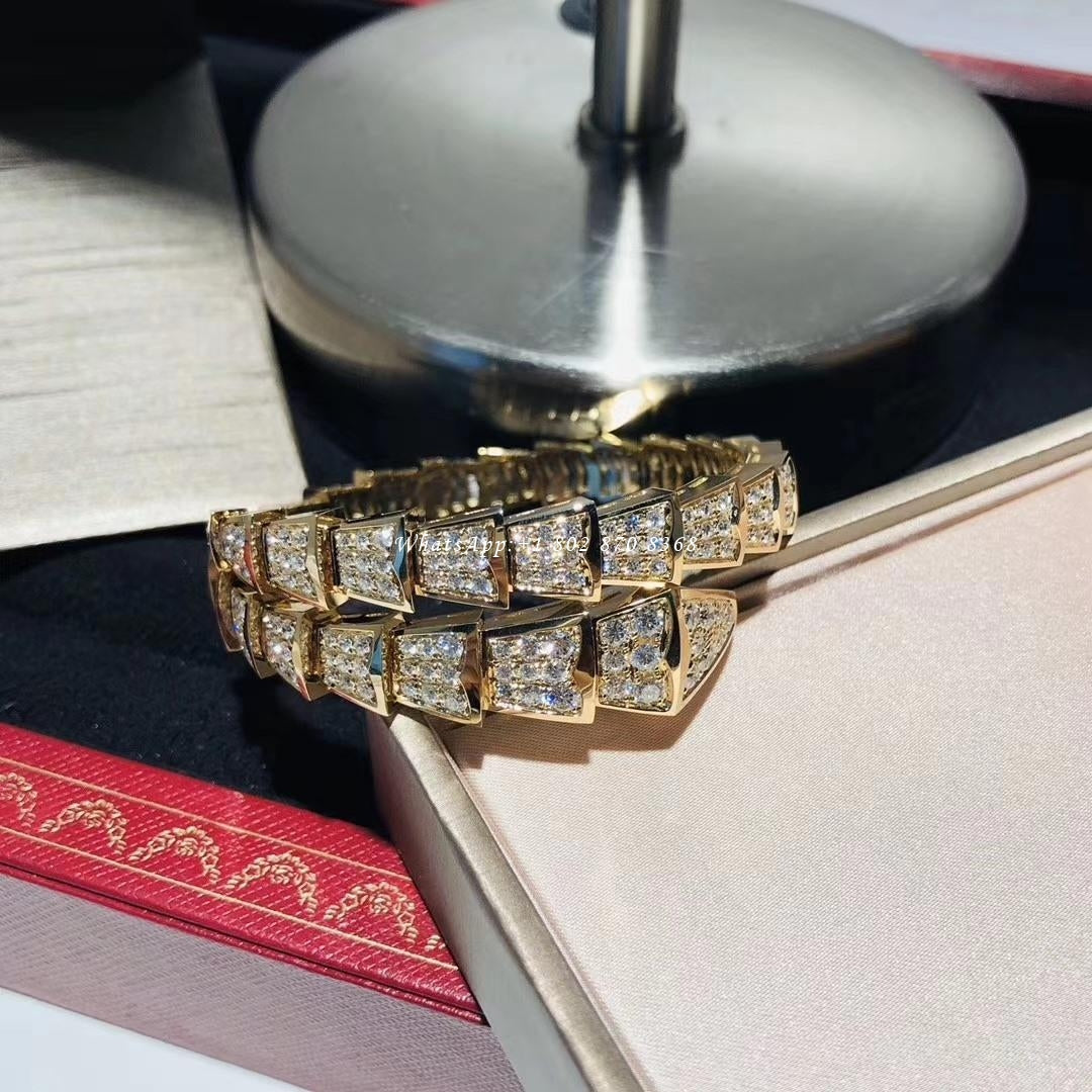 [Eterna Jewels]SERPENTI BRACELET 8MM GOLD DIAMANT