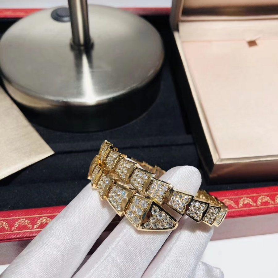 [Eterna Jewels]SERPENTI BRACELET 8MM GOLD DIAMANT