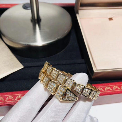 [Eterna Jewels]SERPENTI BRACELET 8MM GOLD DIAMANT