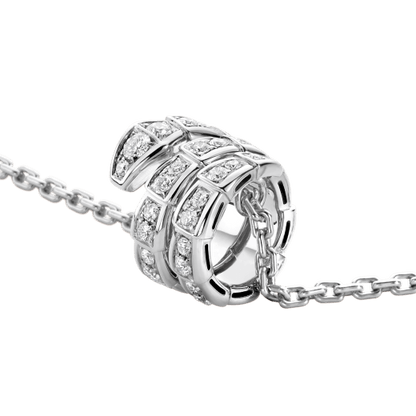 [Eterna Jewels]SERPENTI DOPPELRING-HALSKETTE DIAMANT