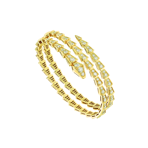 [Eterna Jewels]SCHLANGENARMBAND GOLD DIAMANT DOPPELREIHIG