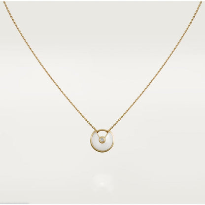 [Eterna Jewels]アミュレット ローズゴールド マザーオブパール ネックレス