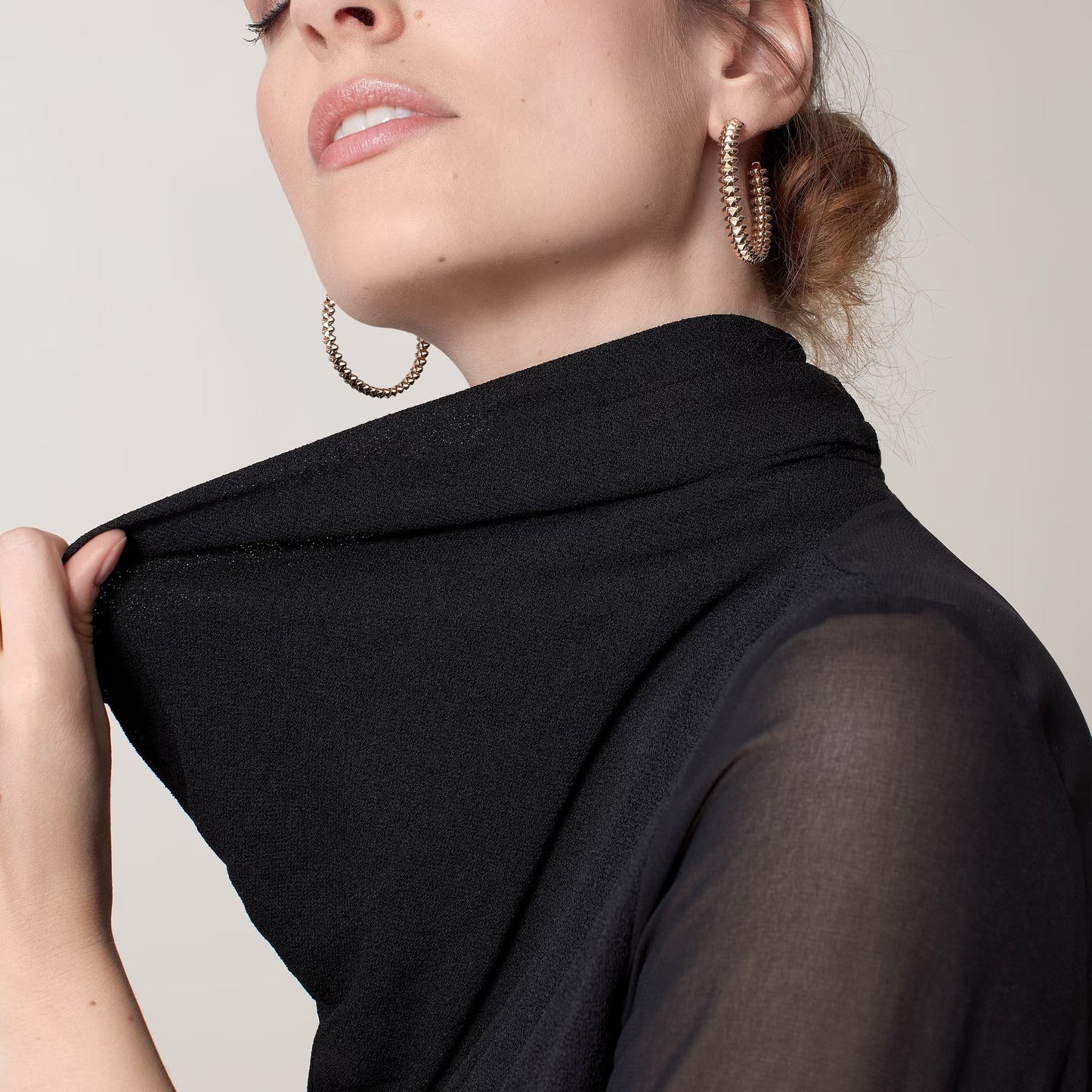 [Eterna Jewels]CLASH HOOP LARGE EARRINGS