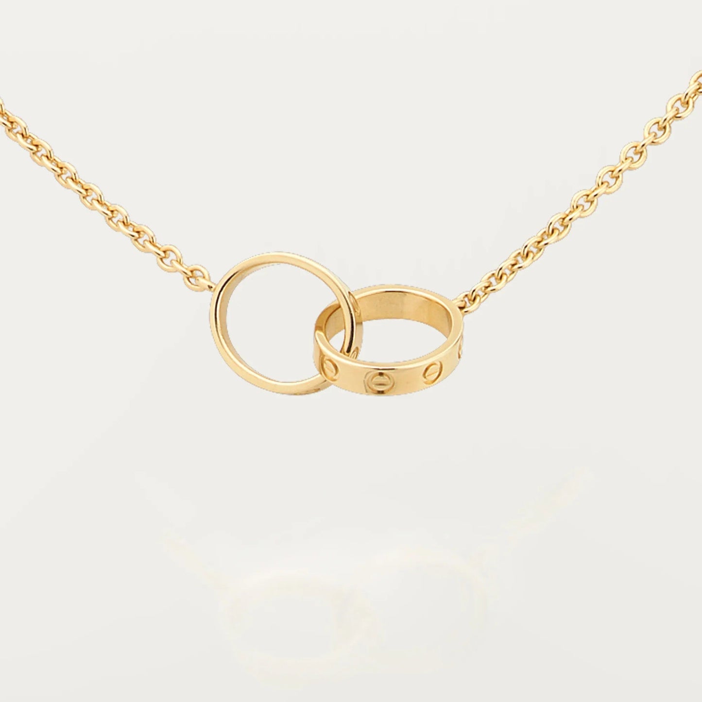 [Eterna Jewels]LOVE DOUBLE RING NECKLACE