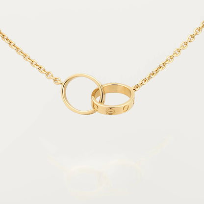 [Eterna Jewels]LOVE DOUBLE RING NECKLACE