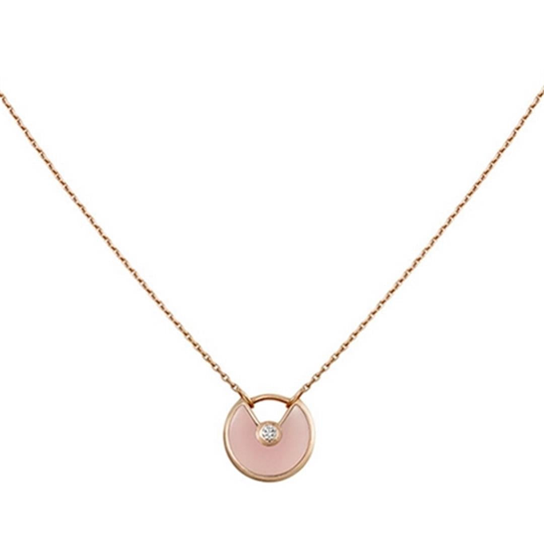 [Eterna Jewels]HALSKETTE AMULETTE ROSE GOLD PINK MOP
