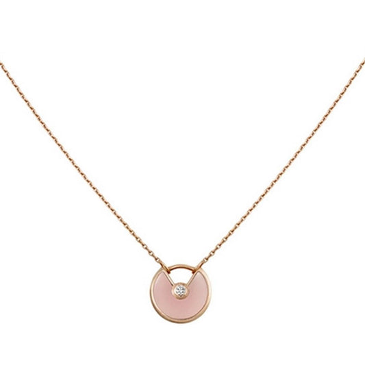 [Eterna Jewels]HALSKETTE AMULETTE ROSE GOLD PINK MOP