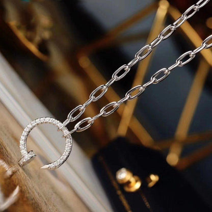 [Eterna Jewels]JUSTE NECKLACE FULL DIAMONDS