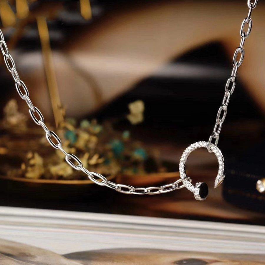 [Eterna Jewels]JUSTE NECKLACE FULL DIAMONDS