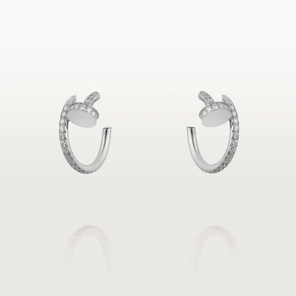 [Eterna Jewels]JUSTE OHRRINGE 12.75MM SILBER DIAMANT