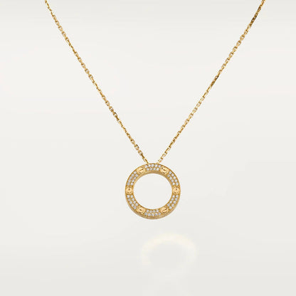 [Eterna Jewels]ラヴネックレス アジャスタブル ローズゴールド