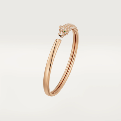 [Eterna Jewels]PANTHER ROSÉGOLD DIAMANT OFFENER ARMBREIF