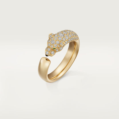 [Eterna Jewels]PANTHERE HALF DIAMOND SMALL RING