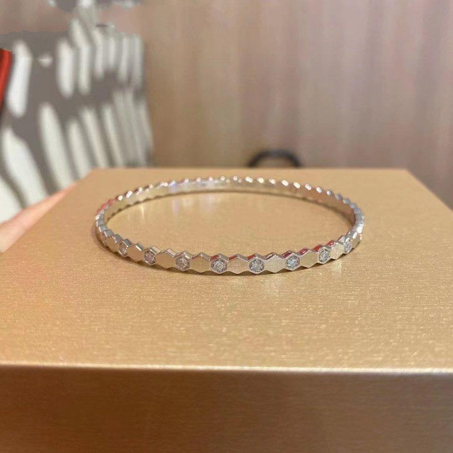 [Eterna Jewels]ビーラブ シルバー ダイヤモンドブレスレット