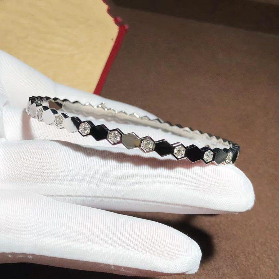 [Eterna Jewels]ビーラブ シルバー ダイヤモンドブレスレット