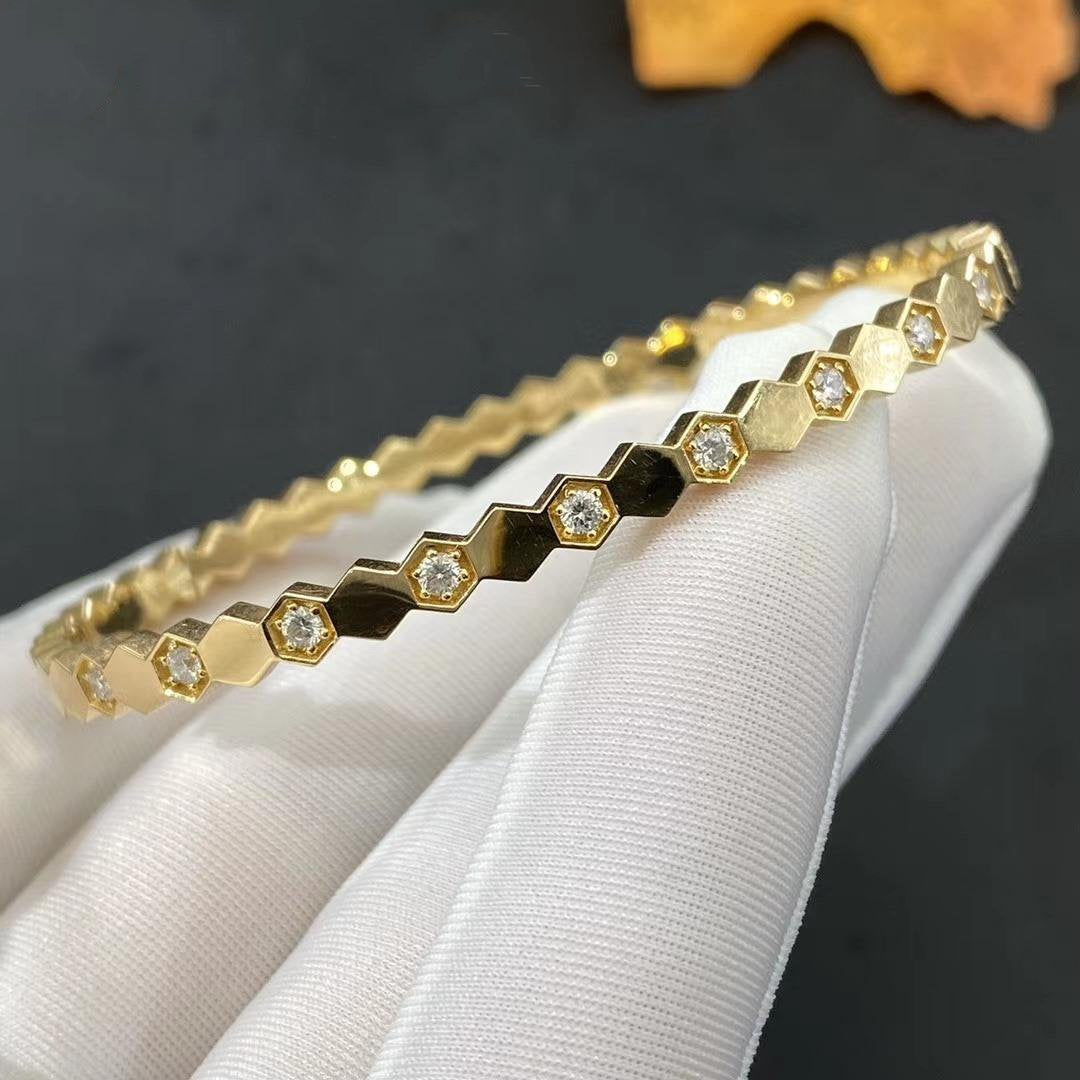 [Eterna Jewels]ビーラブゴールドダイヤモンドブレスレット