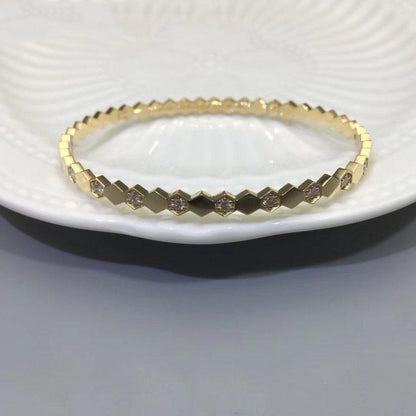 [Eterna Jewels]ビーラブゴールドダイヤモンドブレスレット