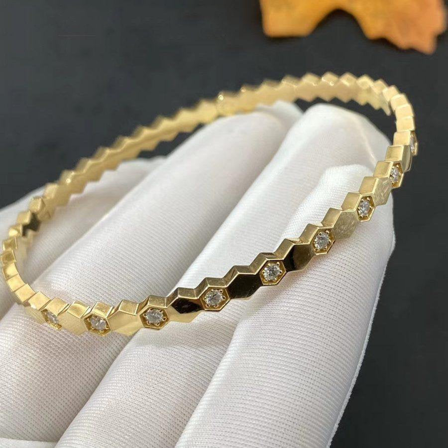 [Eterna Jewels]ビーラブゴールドダイヤモンドブレスレット