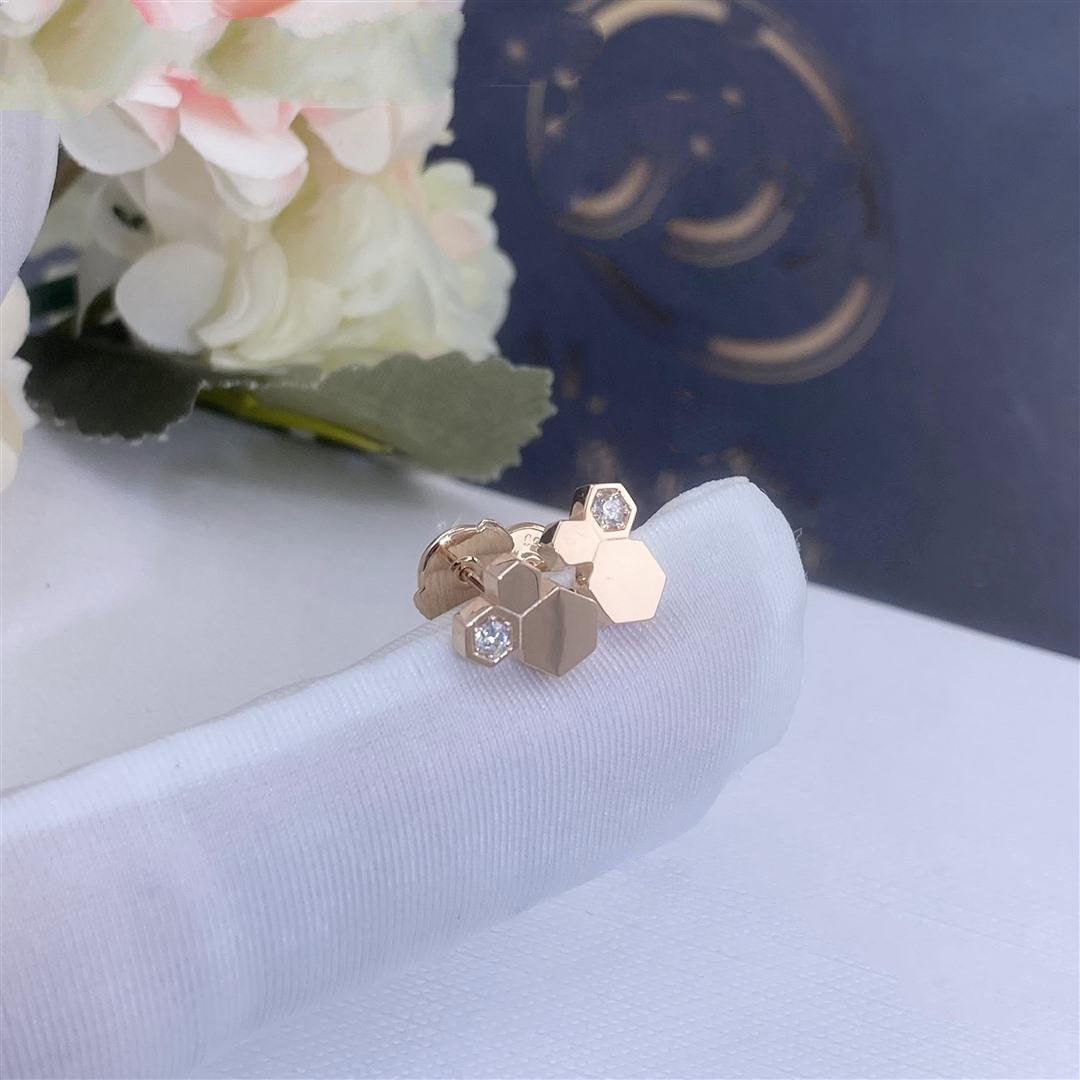 [Eterna Jewels]BEE LOVE ROSÉGOLD DIAMANT OHRRINGE