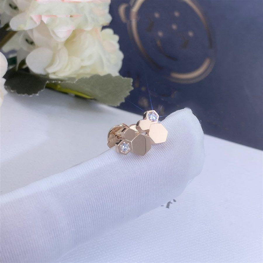 [Eterna Jewels]BEE LOVE ROSÉGOLD-DIAMANT-OHRRINGE