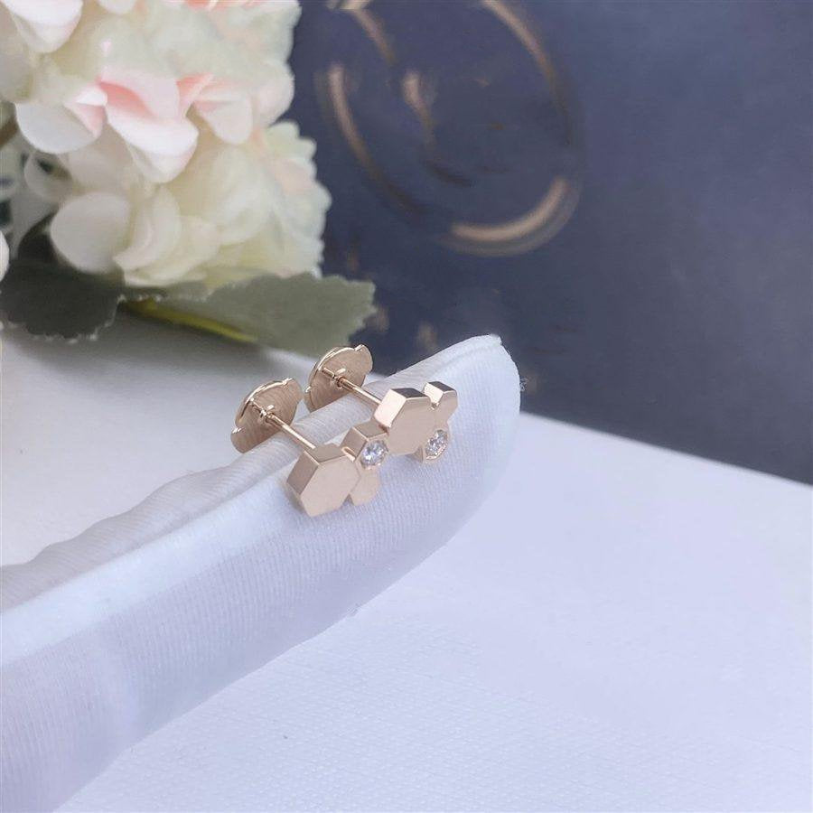 [Eterna Jewels]BEE LOVE ROSÉGOLD-DIAMANT-OHRRINGE
