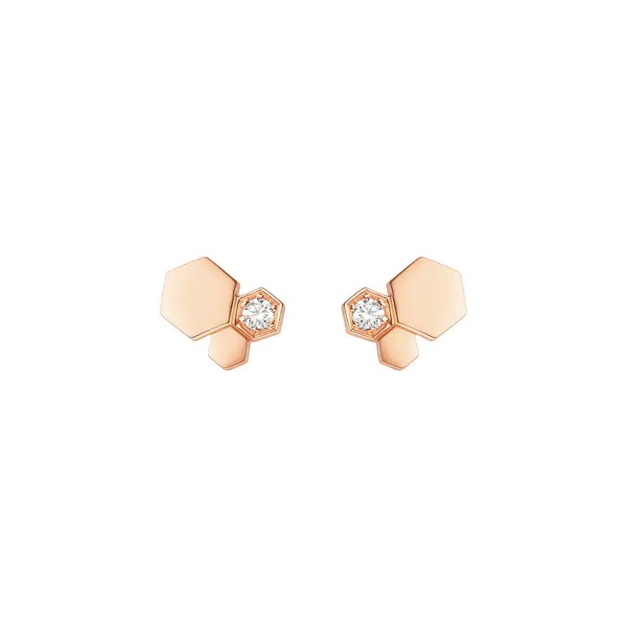 [Eterna Jewels]BEE LOVE ROSÉGOLD DIAMANT OHRRINGE