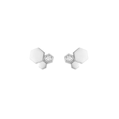 [エターナ ジュエルズ]BEE LOVE シルバーダイヤモンドピアス