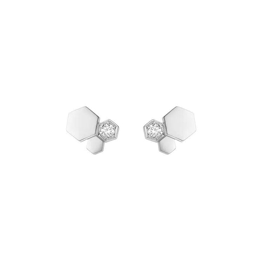 [Eterna Jewels]BEE LOVE SILBER DIAMANT OHRRINGE
