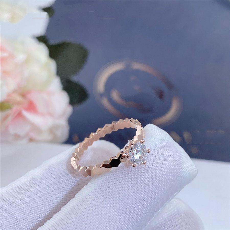 [Eterna Jewels]BEE LOVE RING ROSÉGOLD 1 DIAMANT