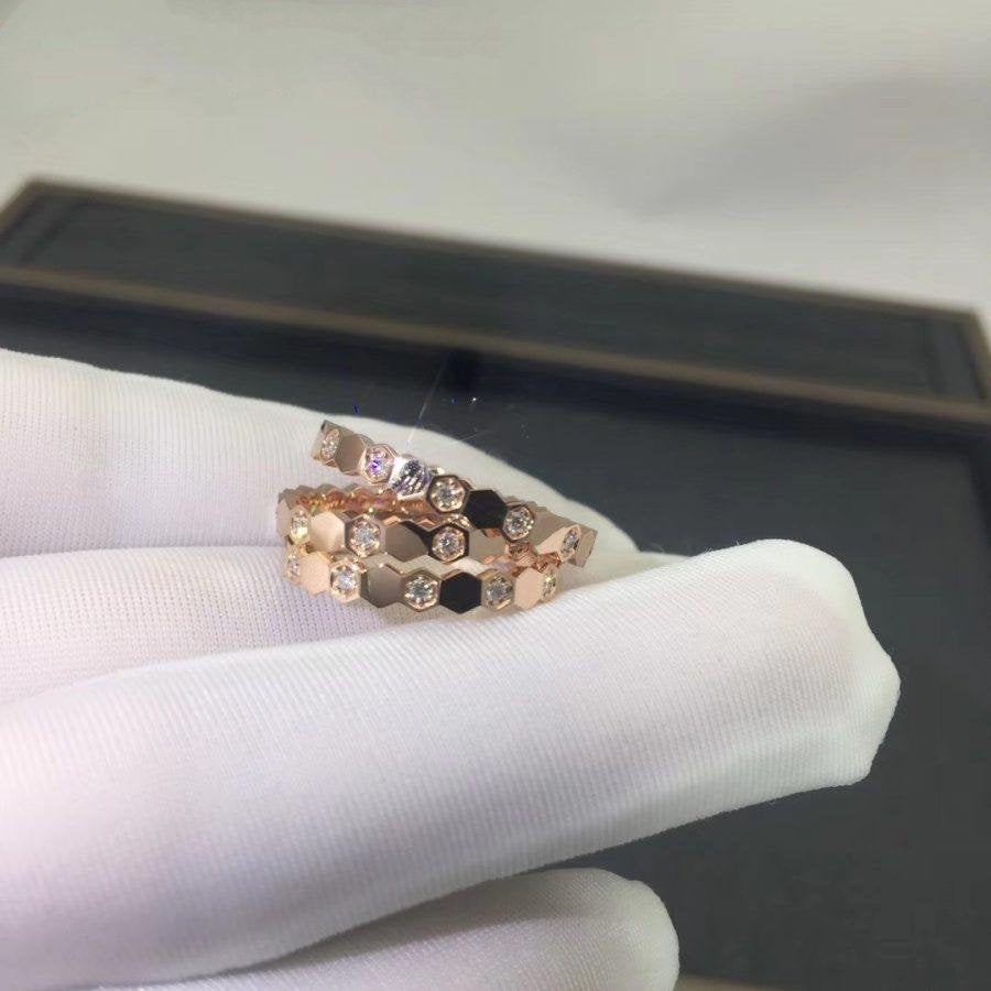 [Eterna Jewels]BEE LOVE RING ROSÉGOLD DIAMANT