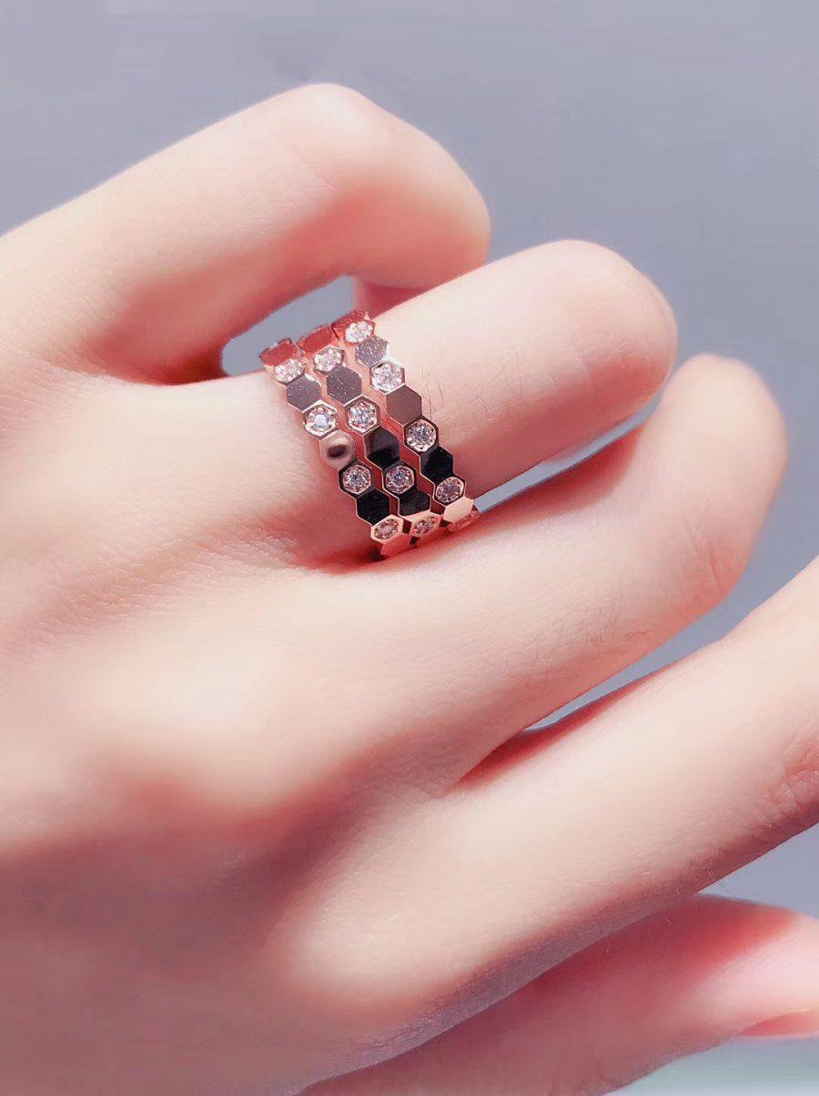 [Eterna Jewels]BEE LOVE RING ROSÉGOLD DIAMANT